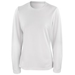 Damska Szybkoschnąca Koszulka Sportowa. Białe bluzki sportowe damskie SPIRO, s, bez wzorów, bez ramiączek. Za 72.99 zł.