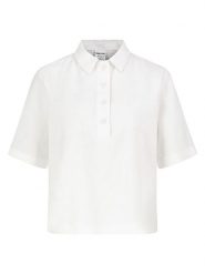 Sublevel Bluzka w kolorze białym rozmiar: XXL. Białe bluzki damskie Sublevel, xxl, bez wzorów, bez kołnierzyka, bez ramiączek. Za 70.74 zł.