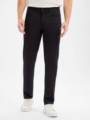 BRAX Męskie spodnie materiałowe - Cadiz Mężczyźni Bawełna czarny jednolity, 40-30. Czarne spodnie wizytowe męskie Brax, z bawełny. Za 499.95 zł.