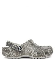 Crocs Klapki Classic Pop Animal Clogs 214153 Szary. Szare klapki damskie Crocs, bez wzorów, z tworzywa sztucznego, bez obcasa. Za 259.99 zł.