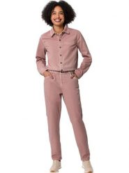 Heine Sztruksowy kombinezon w kolorze jasnoróżowym rozmiar: 44. Różowe kombinezony damskie Heine, bez wzorów, ze sztruksu, bez kołnierzyka, bez ramiączek. Za 126.99 zł.