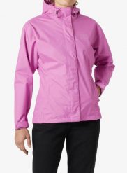 Kurtka przeciwdeszczowa damska Helly Hansen Seven J Jacket. Czerwone kurtki przeciwdeszczowe damskie Helly Hansen, l, bez kaptura. Za 424.35 zł.