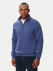 Tommy Jeans Bluza DM0DM20339 Niebieski Regular Fit. Niebieskie bluzy bez kaptura męskie Tommy Jeans, l, z bawełny. Za 369.99 zł.