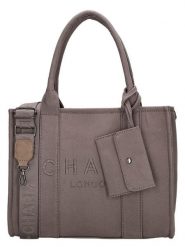 Charm Torebka w kolorze szarym - 34 x 27 x 15 cm rozmiar: onesize. Szare torebki klasyczne damskie Charm, bez wzorów, z materiału, bez dodatków. Za 156.98 zł.