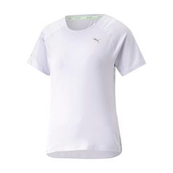 Koszulka do biegania damska PUMA Run Cloudspun. Białe bluzki sportowe damskie Puma, xs, z elastanu, bez kołnierzyka, bez ramiączek. Za 94.99 zł.