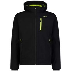 Kurtka turystyczna męska CMP. Czarne kurtki męskie Campagnolo, na zimę, m, bez wzorów, sportowe, bez kaptura. Za 399.99 zł.