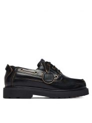 Tommy Jeans Półbuty Archive '01 Boat Shoe Lthr EM0EM01705 Czarny. Czarne półbuty męskie Tommy Jeans, z jeansu, bez zapięcia. Za 569.99 zł.