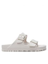 Birkenstock Klapki Arizona EVA 1027384 Écru. Klapki damskie Birkenstock, bez wzorów, z tworzywa sztucznego, bez obcasa. Za 189.99 zł.