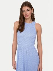 ONLY Sukienka letnia Celle 15369284 Niebieski Regular Fit. Niebieskie sukienki damskie Only, na lato, xl, bez wzorów, z syntetyku, bez kołnierzyka, bez ramiączek. Za 149.99 zł.