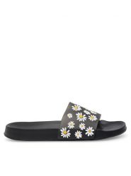 Bassano Klapki 865460B Czarny. Czarne klapki damskie Bassano, bez wzorów, z tworzywa sztucznego, bez obcasa. Za 49.99 zł.