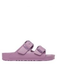 Birkenstock Klapki Arizona Big Buckle Eva 1030412 Różowy. Czerwone klapki damskie Birkenstock, bez wzorów, z tworzywa sztucznego, bez obcasa. Za 239.99 zł.