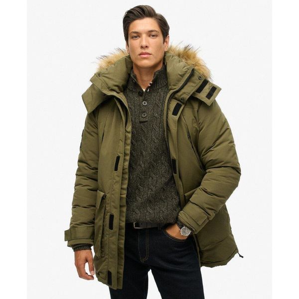 Parka XPD Everest. Zielone parki męskie Superdry., m, bez wzorów. Za 707.75 zł.