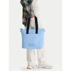 Torba Hunter. Niebieskie torebki klasyczne damskie Hunter, bez wzorów, bez dodatków. Za 229.99 zł.