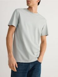 T-shirt regular fit z aplikacją - jasnozielony. Zielone t-shirty męskie Reserved, l, z aplikacjami, z dzianiny, bez kołnierzyka. W wyprzedaży za 49.99 zł.