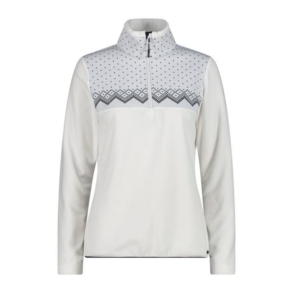 Damski polar rozpinany do połowy CMP. Białe kardigany damskie CMP, bez wzorów, z polaru. Za 403.50 zł.