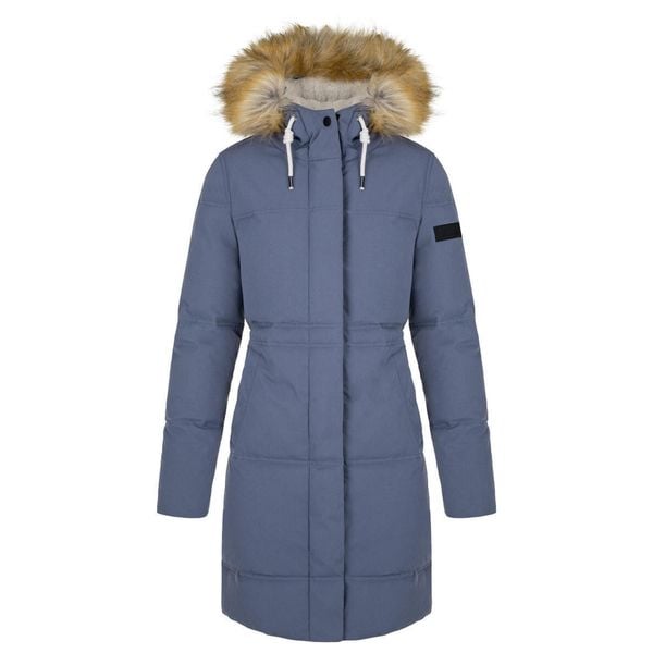 Damska kurtka zimowa LOAP Narnia, szara, S. Szare kurtki damskie ZONE PERFECT, na zimę, s, bez wzorów, bez kaptura. Za 456.99 zł.