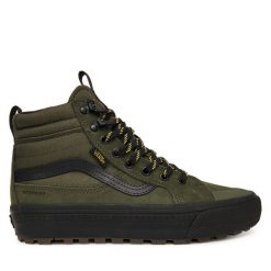 Tenisówki Vans. Brązowe trampki i tenisówki męskie Vans, bez wzorów, bez zapięcia. Za 529.99 zł.