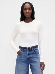 GAP Koszulka w kolorze białym rozmiar: XXL. Białe t-shirty damskie GAP, xxl, bez wzorów, z bawełny, bez kołnierzyka. Za 73.93 zł.