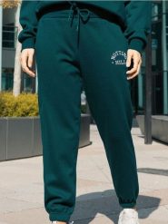 Spodnie dresowe - zielony. Zielone spodnie sportowe damskie Sinsay, l, z dresówki. W wyprzedaży za 8.99 zł.