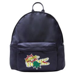 Plecak miejski sportowy dla dorosłych Lacoste. Czarne plecaki damskie Lacoste, z aplikacjami, biznesowe. Za 487.00 zł.