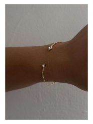 Heliophilia Bransoletka z cyrkoniami rozmiar: onesize. Żółte bransoletki damskie Heliophilia, z mosiądzu. Za 113.10 zł.