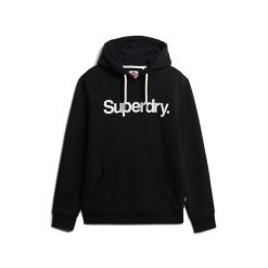 Bluza z kapturem Superdry Core Logo. Czarne bluzy z kapturem męskie Superdry., s. Za 413.10 zł.