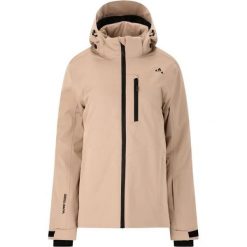 Damska kurtka narciarska Whistler Jada 15000. Brązowe kurtki damskie WHISTLER, bez wzorów, bez kaptura, narciarskie. Za 589.99 zł.