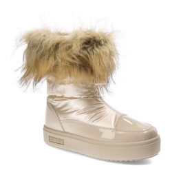 Beżowe Śniegowce Big Star Damskie Zimowe Buty. Brązowe śniegowce damskie Big Star, ze skóry ekologicznej. Za 149.00 zł.