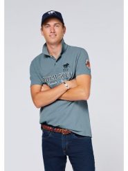 Polo Sylt Koszulka polo w kolorze niebieskim rozmiar: XL. Niebieskie koszulki polo męskie Polo Sylt, xl, bez wzorów, z bawełny, bez ramiączek. Za 136.13 zł.