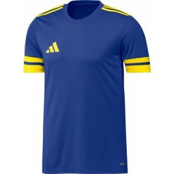 Adidas Sport Squa25 Jsy M Koszulka Dorosłych. Niebieskie t-shirty sportowe męskie Adidas, m, bez ramiączek, do piłki nożnej. Za 68.00 zł.