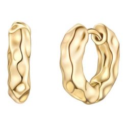 Yokoamii Kolczyki z mosiadzu w zlocie 1 ct Damski. Żółte kolczyki damskie Yokoamii, z mosiądzu. Za 139.99 zł.