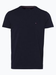 Tommy Hilfiger T-shirt Mężczyźni Dżersej niebieski, S. Niebieskie t-shirty męskie Tommy Hilfiger, m, bez wzorów, z bawełny, bez kołnierzyka. Za 179.95 zł.