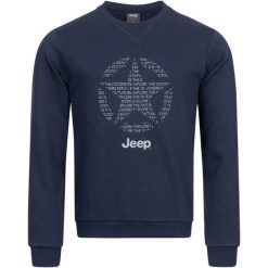Bluza Jeep Męska Okrągły Dekolt Gwiazda, S. Niebieskie bluzy bez kaptura męskie Jeep, m, z polaru. Za 98.07 zł.