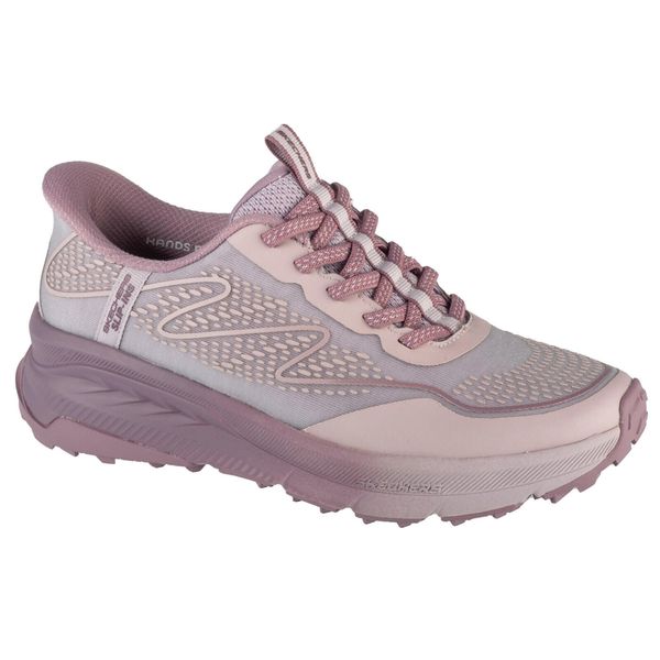 Buty sportowe Sneakersy damskie, Slip-Ins: Switch Back - Mist. Fioletowe buty sportowe na co dzień damskie Skechers, bez wzorów, trekkingowe, Skechers Sport. Za 399.99 zł.