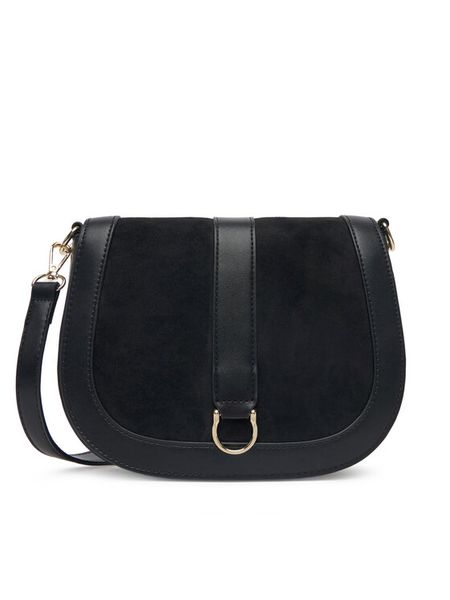 DeeZee Torebka DZE-S-020-07 Czarny. Czarne listonoszki damskie DeeZee, bez wzorów, ze skóry, bez dodatków. Za 129.99 zł.