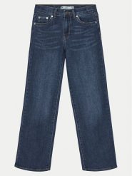 Levi's® Jeansy 4EG381-DAE Granatowy Regular Fit. Niebieskie spodnie dziewczęce z bawełny. Za 149.99 zł.