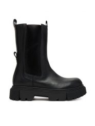 Elisabetta Franchi Botki Chelsea Boot F4A5-E0416-1251 S Czarny. Czarne botki dziewczęce Elisabetta Franchi, bez wzorów, ze skóry, bez ramiączek. Za 1,129.00 zł.