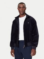 Gant Kurtka bomber Corduroy 7006547 Granatowy Regular Fit. Niebieskie kurtki męskie Gant, m, bez wzorów, z bawełny, bez kaptura. Za 1,359.00 zł.
