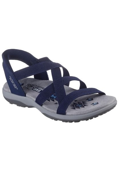 Sandały SKECHERS REGGAE SLIM Niebieski. Niebieskie obuwie trekkingowe damskie Skechers. Za 279.99 zł.