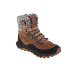 Buty do chodzenia damskie Merrell Siren 4 Thermo Demi. Brązowe obuwie trekkingowe damskie MERRELL, na zimę. Za 810.55 zł.