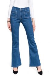 LEE FLARE DAMSKIE SPODNIE JEANSOWE L31NMANS 112107210. Spodnie materiałowe damskie Lee, bez wzorów, z jeansu. Za 199.99 zł.