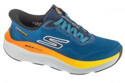 Buty do biegania męskie, Slip-Ins: Max Run. Niebieskie obuwie do biegania damskie Skechers. Za 479.99 zł.