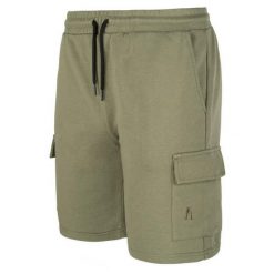 Męskie Szorty Rijana. Zielone szorty męskie Alpinus, bez kołnierzyka. Za 212.99 zł.