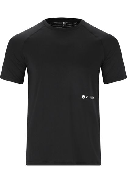 T-shirt Virtus Leroy. Czarne t-shirty męskie VIRTUS, l, bez wzorów, z materiału, bez kołnierzyka. Za 194.80 zł.