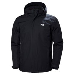 Kurtka Helly Hansen dubliner insulated. Niebieskie kurtki męskie Helly Hansen, bez wzorów, z materiału, sportowe, bez kaptura. Za 729.00 zł.