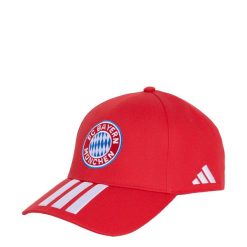 CZAPKA Z DASZKIEM FC BAYERN MONACHIUM. Białe czapki z daszkiem damskie Adidas, bez wzorów, z bawełny. Za 99.95 zł.