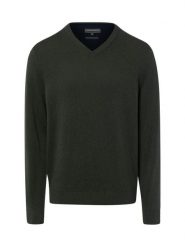 Finshley & Harding sweter z dzianiny z dodatkiem kaszmiru Mężczyźni Bawełna zielony, XXXL. Zielone swetry męskie Finshley & Harding, m, bez wzorów, z bawełny, bez kołnierzyka. Za 299.95 zł.
