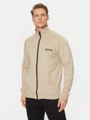 BOSS Bluza Authentic 50535823 Beżowy Regular Fit. Brązowe bluzy bez kaptura męskie Boss, m, z bawełny. Za 269.99 zł.