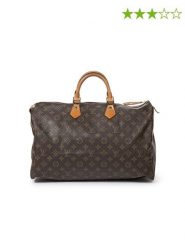 Louis Vuitton Torba podróżna "Speedy 40" w kolorze brązowym - 40 x 24 x 19 cm rozmiar: onesize. Brązowe torebki klasyczne damskie Louis Vuitton, bez wzorów, z materiału, bez dodatków. Za 3,872.80 zł.