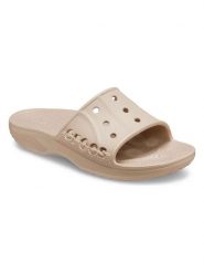 Crocs Klapki "Baya II" w kolorze beżowym rozmiar: 45/46. Brązowe klapki damskie Crocs, bez wzorów, bez obcasa. Za 79.03 zł.